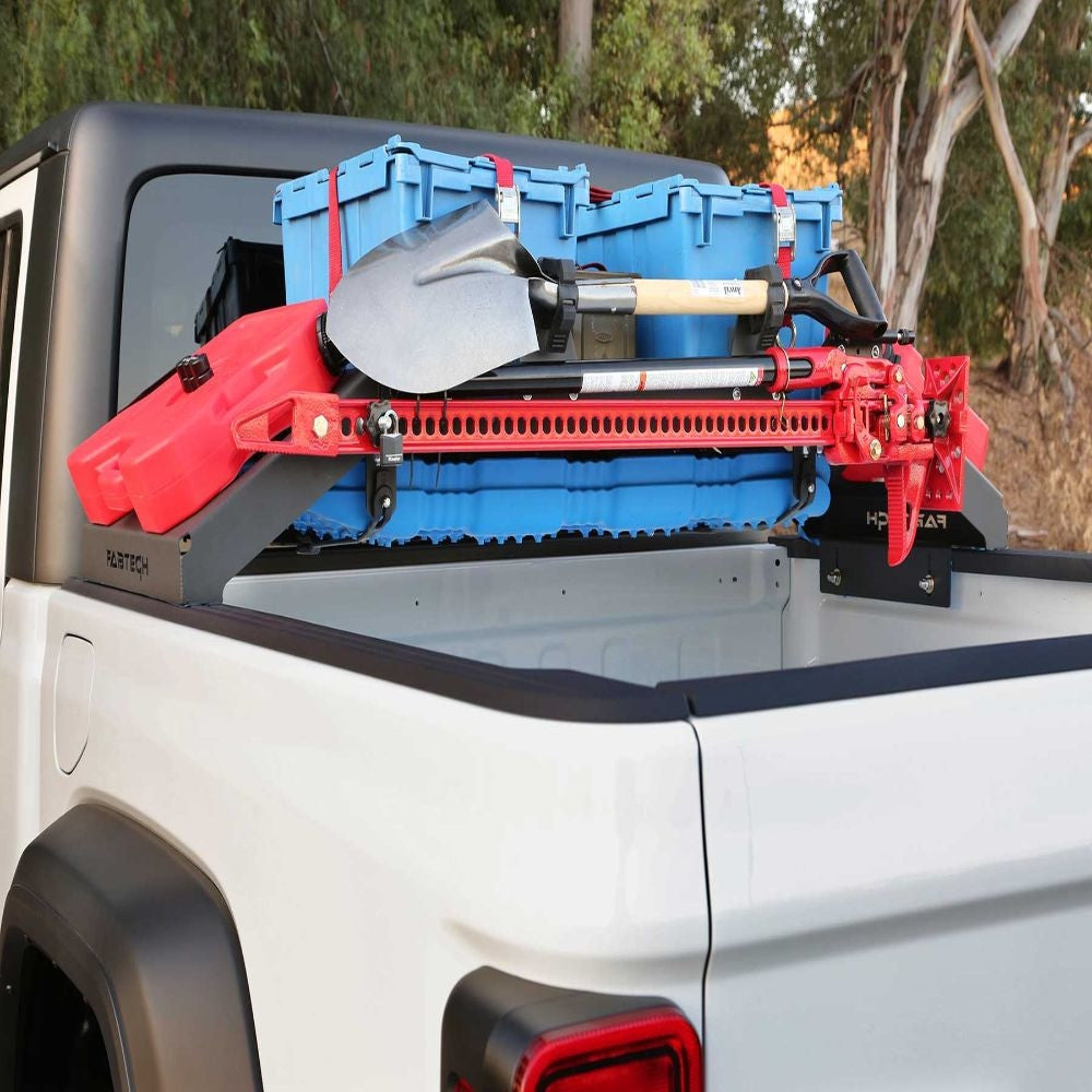 Fabtech FTS24265 Heavy Duty Cargo Bed Rack Traction Board Mount